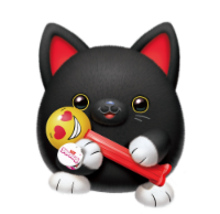 Zuru Snackles Series 1 Plush Black Cat & Pez® Perspective: Main