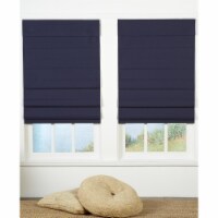 Safe Styles UBQ47X72NV Cordless Roman Shade, Navy - 47 x 72 in.