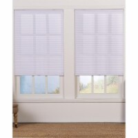 Safe Styles UBD265X64WT Cordless Light Filtering Pleated Shade, White - 26.5 x 64 in.