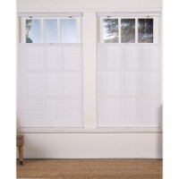 Safe Styles UBG44X64PO Cordless Light Filtering Top Down Bottom Up Shade, White - 44 x 64 in.