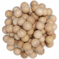 Brybelly GBIN-1001 0.87 in. Wooden Bingo Balls