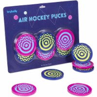 Brybelly GAIR-112 3.25 in. Vivid Air Hockey Pucks - Pack of 6
