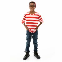 Brybelly MACC-012 Wheres Wally Halloween Costume - Childs Cosplay Outfit, Medium