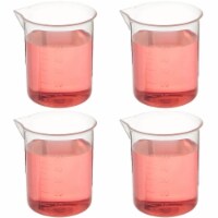 Brybelly IBKR-102 50 ml Plastic Beakers - Pack of 12