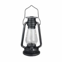 Northlight 32756635 12 in. Silver Brushed & Black Traditional Lantern with Micro Lights