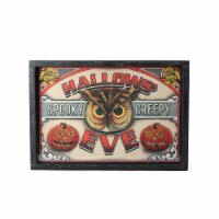 Raz Black and Red HALLOWS' EVE Framed Rectangular Wall Art 11 x 16