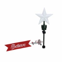Mr. Christmas Mr. Christmas Santa in Biplane Animated Tree Topper