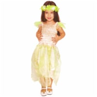 Northlight Green and Gold Fairy Girl Child Halloween Costume - Medium
