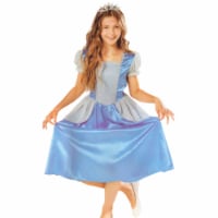 Northlight Blue and Silver Princess Girl Child Halloween Costume - Medium