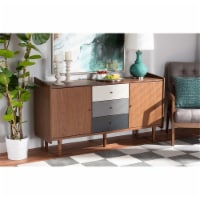 Wholesale Interiors FP-11022-Grey-Walnut-Sideboard Baxton Studio Halden Mid-Century Modern Mu