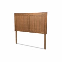 Patwin Modern and Contemporary Transitional Ash Walnut Finished Wood Full Size Headboard