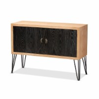 Wholesale Interiors JY20A174-Black-Walnut-Cabinet Baxton Studio Denali Modern & Contemporary