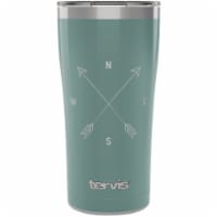 Tervis Simple Compass 20 Oz. Stainless Steel Tumbler with Slider Lid