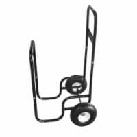 Steel Firewood Log Cart Wood Mover Heavy Duty Hauler Rack on Wheels Dolly