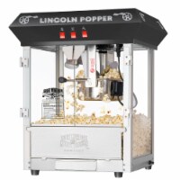 Great Northern Black 8oz Antique Countertop Popcorn Popper Machine, 8 Ounce