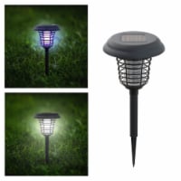Solar Powered Light, Mosquito and Insect Bug Zapper-LED/UV Radiation Outdoor Stake Landscape