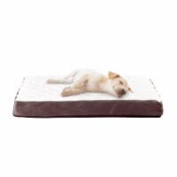 Dog Pet Bed Charcoal Infused Odor Resistant Egg Crate Orthopedic Cushion Washable Cover 19 x