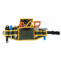 Pretend Play Kids Toddlers Tool Belt Handymans Kit Saw Hammer Hand Tools Pliers