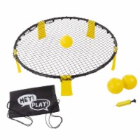 Battle Volleyball Outdoor Adjustable Roundnet Tournament Set for Kids and Adults