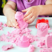 Moldable Kinetic Play Activity Set-2lbs. Non-Toxic Sculpting Sand 35 Toys and Tools-Fun