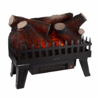 LED Electric Log Insert for Fireplaces-Heater with Realistic Energy Efficient LED Glowing