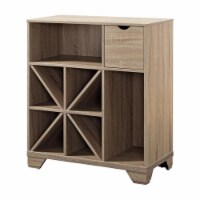 Furniture of America Alexandra Modern Wood Multi-Storage Buffet in Dark Taupe