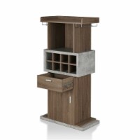 Furniture of America Orville Modern Wood Multi-Storage Buffet in Chestnut Brown