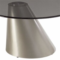 Furniture of America Labrador Metal 3-Piece Coffee Table Set in Champagne