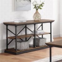 Furniture of America Drewden Wood 3-Piece Coffee Table Set in Dark Oak