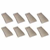 Suncast SB24 Decorative Rain Gutter Downspout Splash Block, Light Taupe (8 Pack)