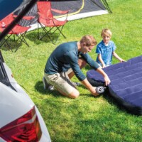 Intex Inflatable Corner Sectional Sofa & 12V Quick-Fill Corded Electric Air Pump