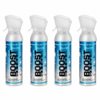 Boost Oxygen Natural Portable 5L Pure Canned Oxygen Canister Peppermint (4 Pack)
