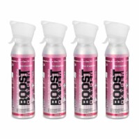 Boost Oxygen Natural 5 Liter Pure Oxygen Canister, Pink Grapefruit (4 Pack)