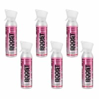 Boost Oxygen Natural 5 Liter Pure Oxygen Canister, Pink Grapefruit (6 Pack) Perspective: Main