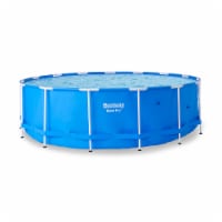 Bestway Steel Pro 15-Foot x 48  Round Frame Above Ground Swimming Pool (No Pump)