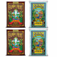 FoxFarm Ocean Forest Garden Soil Mix (2) + Happy Frog Organic Potting Soil (2)