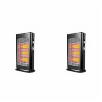 Geek Heat HQ28-15M Infrared & Convection Electric Portable Space Heater (2 Pack)