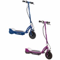 Razor E100 & E125 Kids 24V Electric Battery Powered Toy Scooters, Blue & Purple