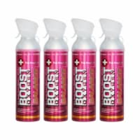 Boost Oxygen Natural 10 Liter Pure Oxygen Canister, Pink Grapefruit (4 Pack)