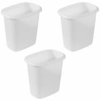 Rubbermaid 13 gal. White Spring-Top Wastebasket