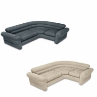 Intex Inflatable Couch Sectional, Gray & Intex Inflatable Couch Sectional, Beige Perspective: Main
