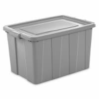 Sterilite 30 Qt Clear Plastic Stackable Storage Bin w/ Grey Latch Lid, 24  Pack, 24pk - Fry's Food Stores