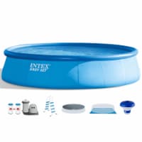 Intex 18' x 48 Inflatable Above Ground Swimming Pool with 7 Chlorine Dispenser