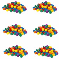 Intex 100 Pieces Large Plastic Fun Ballz for Ball Pits, Multicolor (6 Pack) Perspective: Main