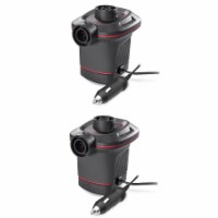 Intex 12 Volt Quick-Fill DC Car Electric Inflatable Float & Air Bed Pump (2)