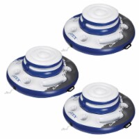 Mega Chill Swimming Pool Inflatable Floating 24 Can Beverage Cooler (3 Pack)