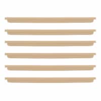 HC Companies Venetian 23.5 In Rectangular Flower Box Saucers, Sandstone (6 Pack)