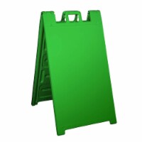 Plasticade Signicade Portable Folding Sidewalk Double Sided Sign Stand (2 Pack)