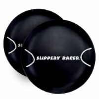 Slippery Racer ProDisc 26  Heavy Duty Metal Saucer Sled w/ Rope Handles (2 Pack)