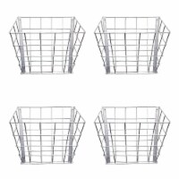 Rugged Ranch Steel Sheep & Goat Livestock Hay Feeder Rack (4 Pack)